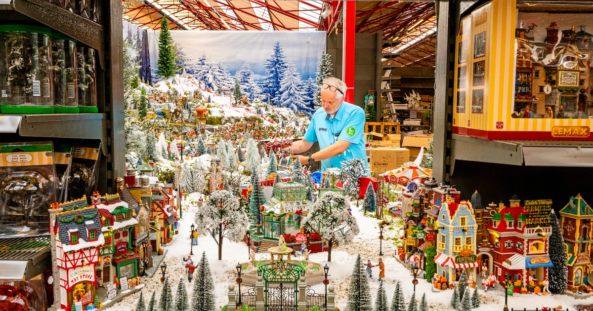Intratuin al begonnen met opbouw van kerstdorp: ‘Sommige klanten balen ...