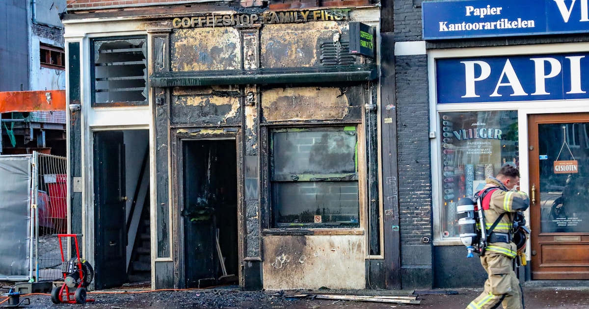 Explosie bij coffeeshop Family First in Amsterdam