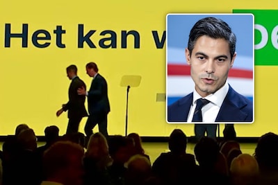 Pro-Palestijnse demonstranten verstoren D66-congres: premier Jetten door beveiliging van podium gehaald