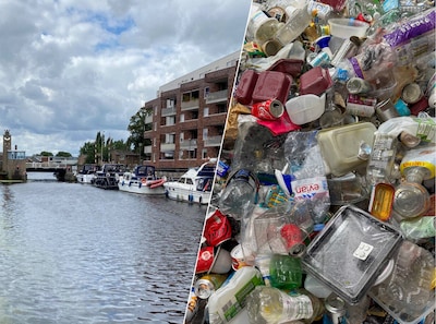 Bomvol afval en microplastics: Eemhaven is meest vervuilde plek van de binnenstad