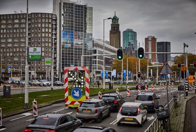 Extra hinder voor verkeer door werk aan Hofplein: Coolsingel vanaf Weena niet meer toegankelijk