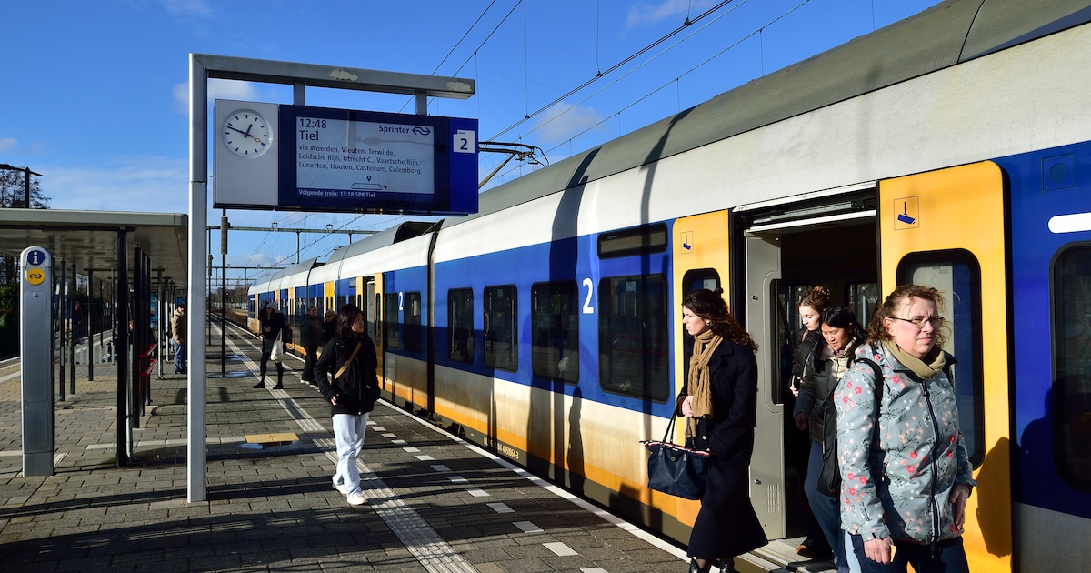 Door defecte trein kunnen treinen niet op station Gouda stoppen, alleen op Gouda Goverwelle