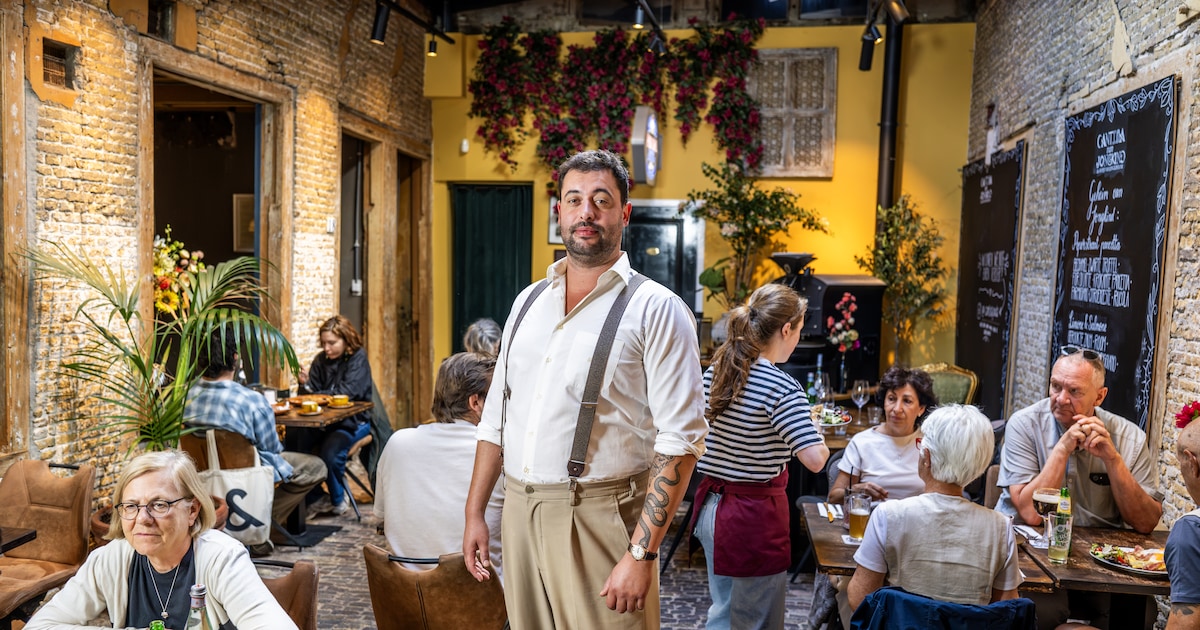 Eenvoudig Italiaans in een bijzonder hofje in Gouda, maar het dessert valt tegen