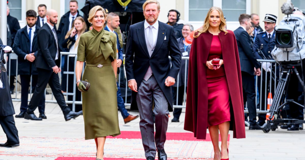 In de lak zoals Beatrix hoeft echt niet, maar dit kapsel van Máxima is wel heel warrig voor een maje