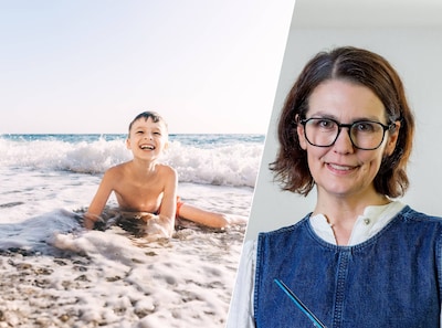 Hardnekkig zand uit je badpak krijgen hoeft niet moeilijk te zijn: ‘Hoe sneller je erbij bent, hoe makkelijker het eruit gaat’