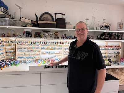 Binnenkijken bij Ron: ‘Mijn smurfenverzameling is behoorlijk uit de hand gelopen’