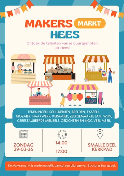 Makersmarkt in Hees toont creatief talent