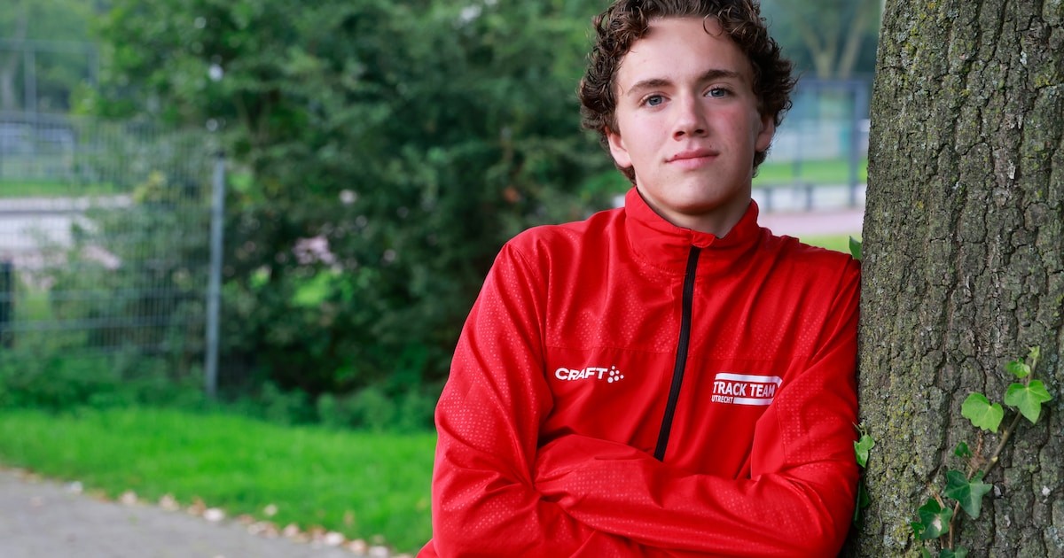 Ties (15) uit Maarn schaafde zijn hardlooptechniek bij en aast nu op toptijd tijdens Utrechtse Singe