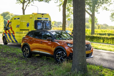 Automobilist wordt onwel en rijdt van de weg in Oss