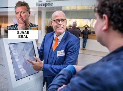 Ben, meestergroeter in het Èspalès, maakte Den Haag voor velen een stukje mooier