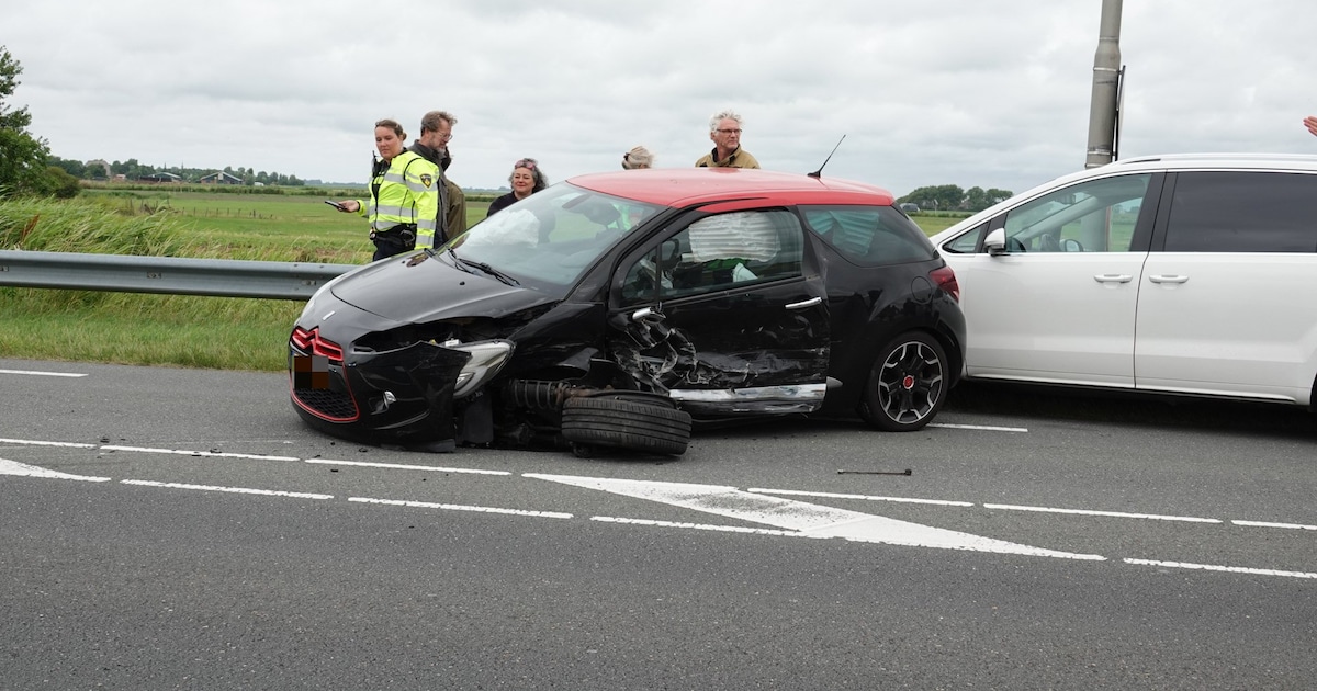 7 gewonden bij ongeval op N9 bij Schoorl, weg in beide richtingen dicht