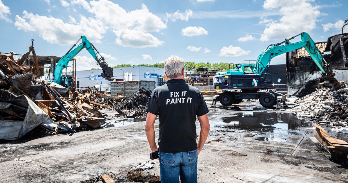 Maand na grote brand kijken ondernemers uit naar nieuwbouw: ‘Ik móet ...
