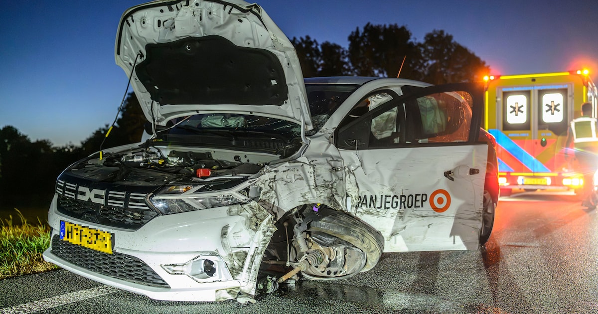 Aanrijding op N33 bij Appingedam ambulance opgeroepen