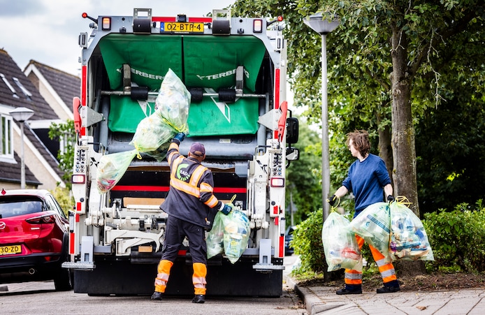 Per persoon produceerden Nederlanders 8 kilo meer afval. 