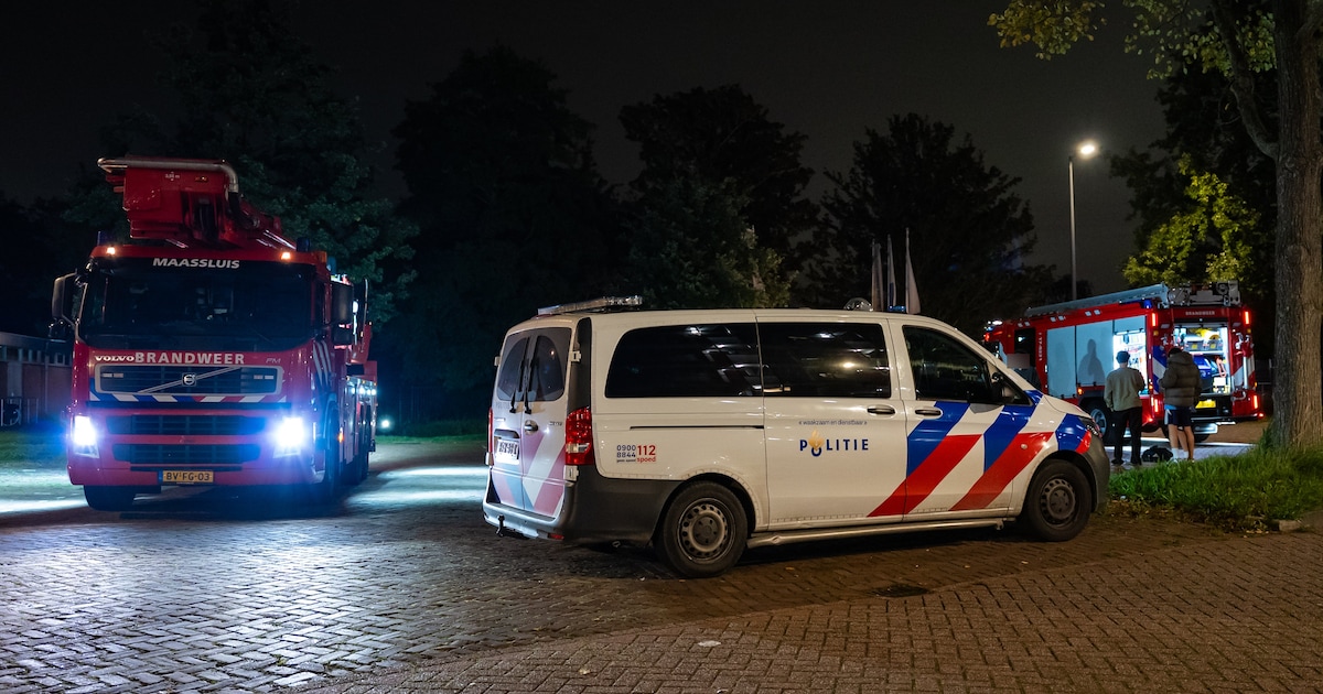 Mogelijk brand bij voetbalvereniging Excelsior Maassluis