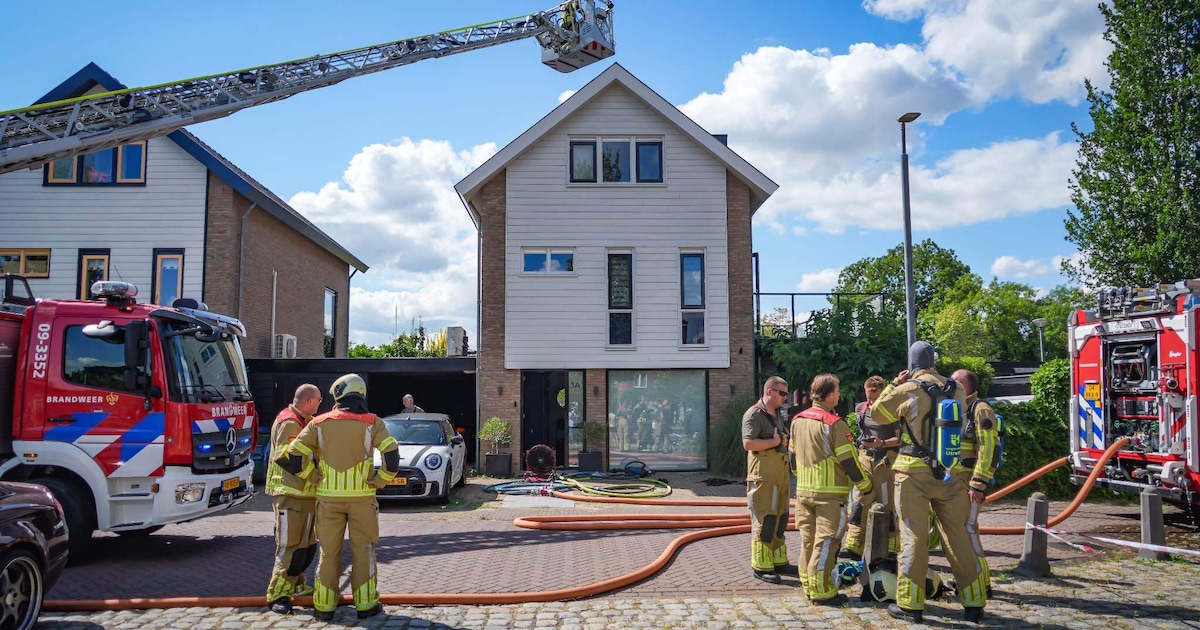 Brand in woning aan de Prins Hendriklaan in Nieuwegein
