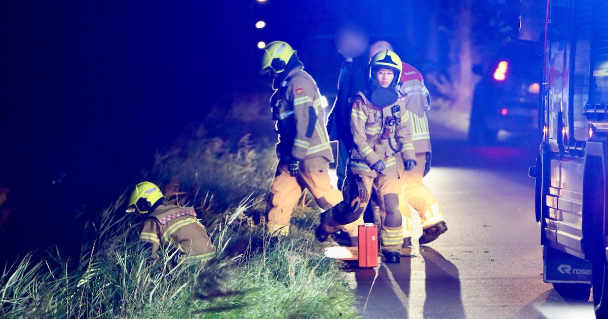 Vrouw met scootmobiel uit water gehaald in Anna Paulowna, hond overleden