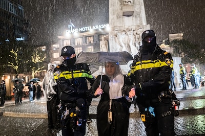 Bijna zestig aanhoudingen rond tegendemonstratie van Israël-manifestatie op de Dam