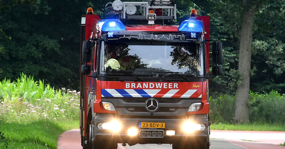 Grote brand op Luchenseheide in Mierlo