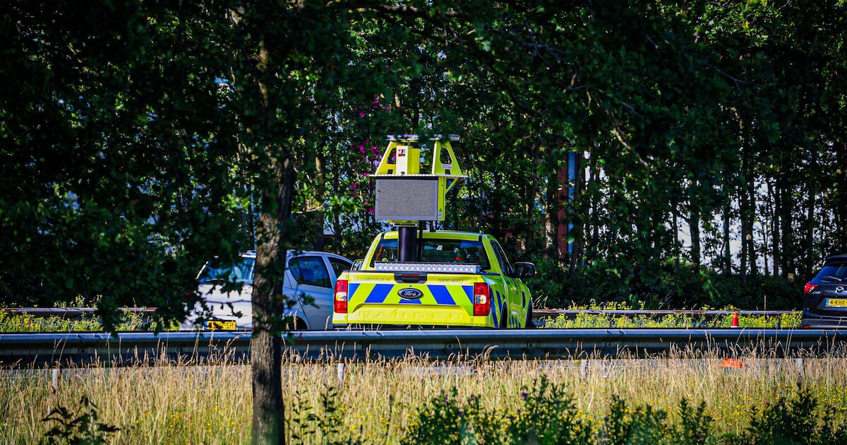 Meerdere voertuigen betrokken bij ongeluk op A7 in Drachten, snelweg weer vrijgegeven