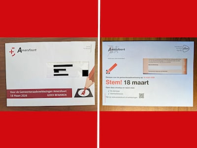 Verwarring over ‘verkiezingspost’ in Amersfoort: geen stempas of lijst, maar een partijprogramma