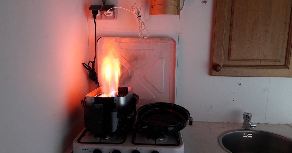 Vlam in de pan in Nieuwerkerk aan den IJssel: geen gewonden gevallen