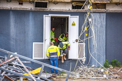 Steekvlam in slooppand veroorzaakt stroomstoring in Spijkenisse