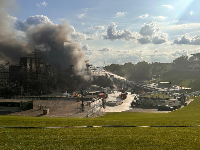Beelden tonen vernietigde mainstage tomorrowland