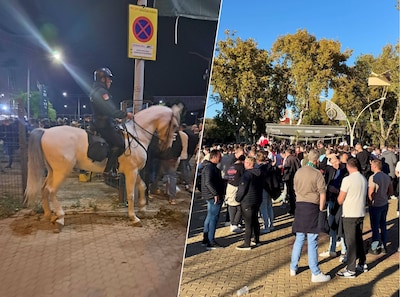 Supporters FC Utrecht omsingeld door paarden en politie: in verdrukking en huilende kinderen