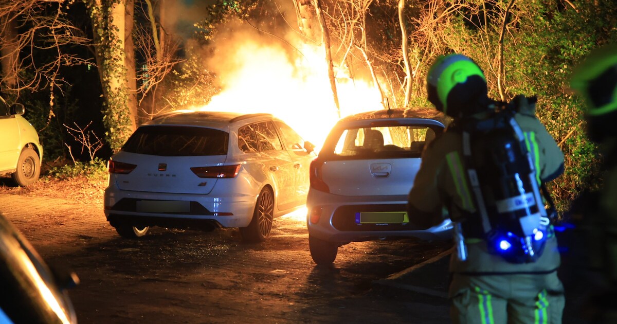 Geparkeerde auto uitgebrand in Delft, politie onderzoekt brandstichting