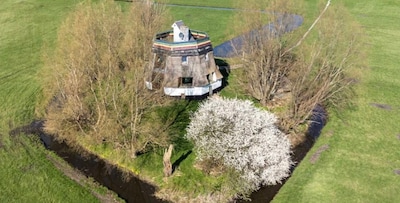 Fundaparel: in de polders van Zoetermeer staat een oude molen te koop