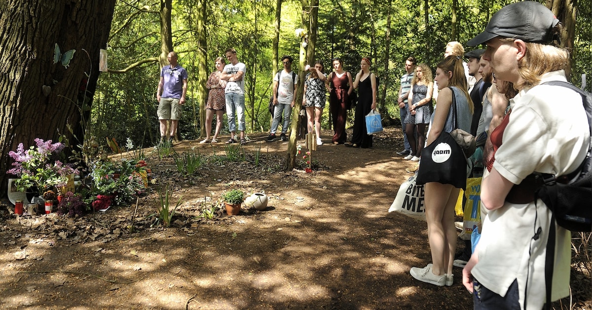 Gedenkplekken voor bliksemslachtoffers Eva en Belle