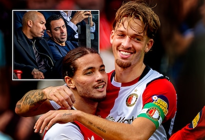 Xavi ziet met eigen ogen dat Luciano Valente in bloedvorm is bij swingend Feyenoord