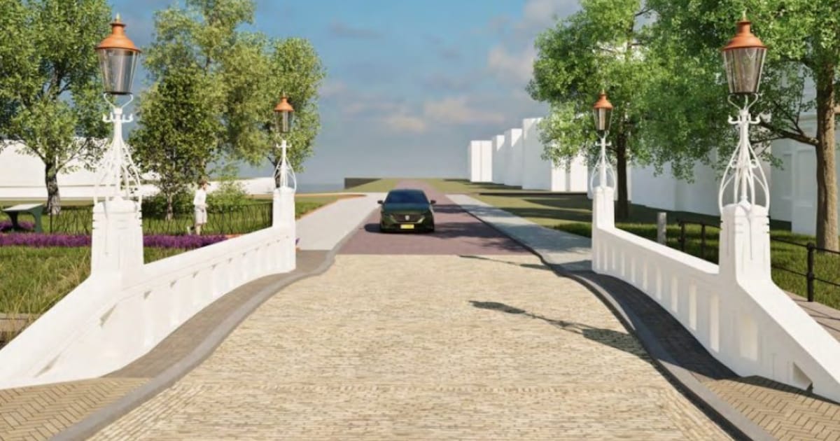 Stationsbrug in Harlingen tijdelijk open in winter