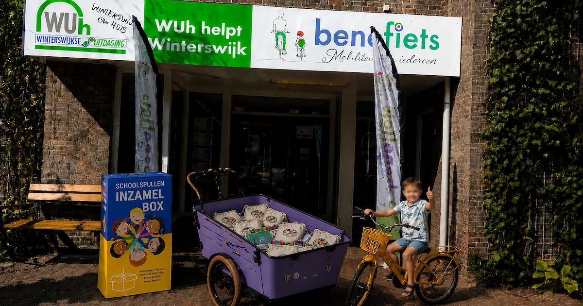 WUh zamelt fietsen en schoolspullen in voor kinderen in Winterswijk en Oekraïne