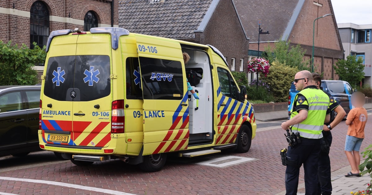 Fietser gewond na botsing met bestelbus in Renswoude