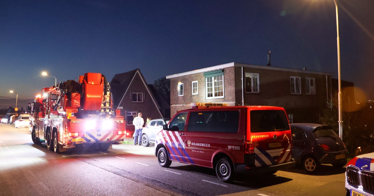 Wasdroger vat vlam in woning in Krimpen aan de Lek