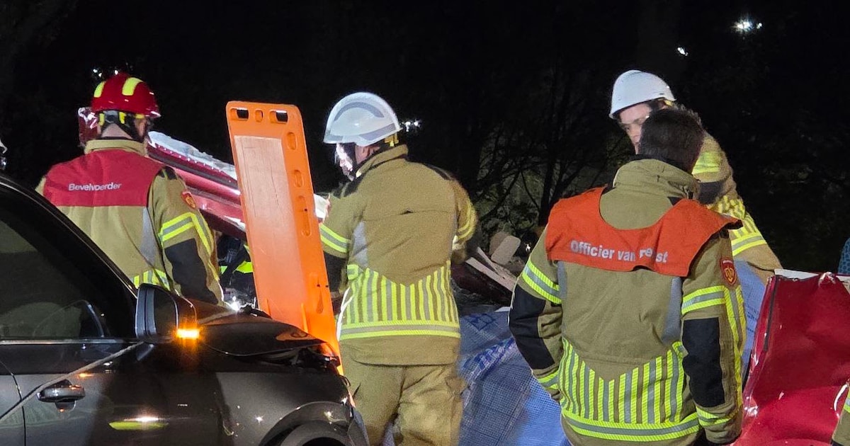 Persoon bekneld geraakt in voertuigen na ongeluk op Houtribdreef in Lelystad