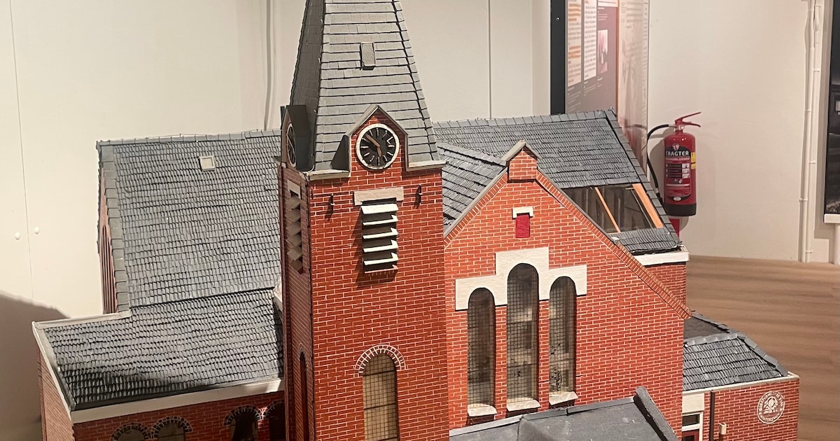 Maquette Zonnebrinkkerk te zien in MuseumFabriek Winterswijk
