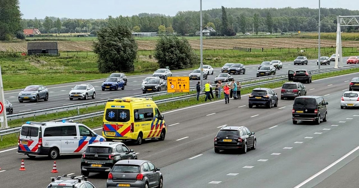 Drie auto’s betrokken bij ongeval op A2 bij Culemborg