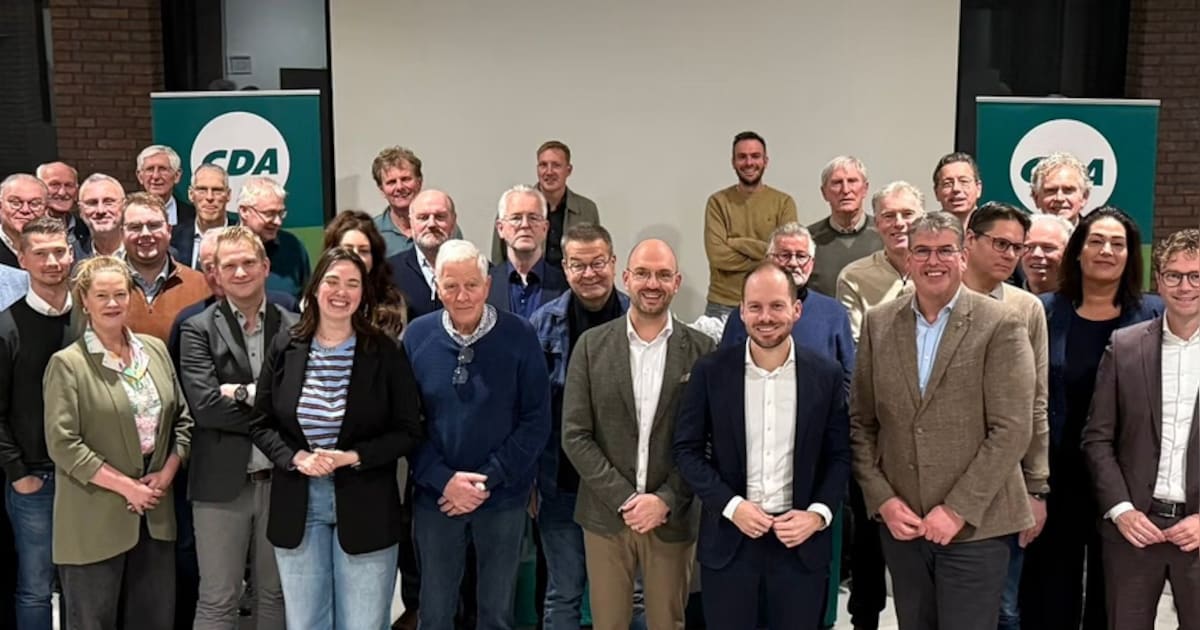 CDA Barneveld presenteert kandidatenlijst: Daan de Vries lijsttrekker