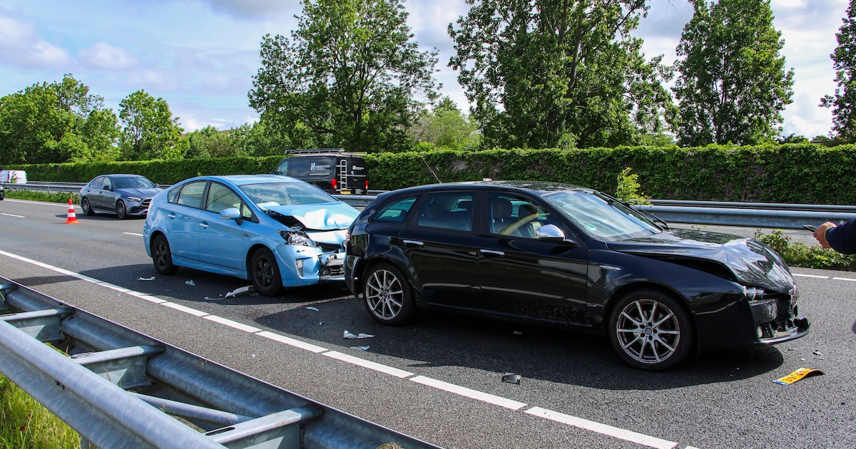 Kettingbotsing op N11 bij Bodegraven