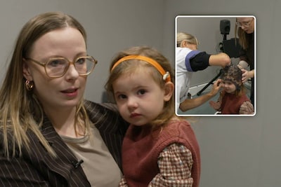 Belgische Lize (3) kreeg als baby een gehoorimplantaat: nu wordt haar gehoor getest met een wereldprimeur