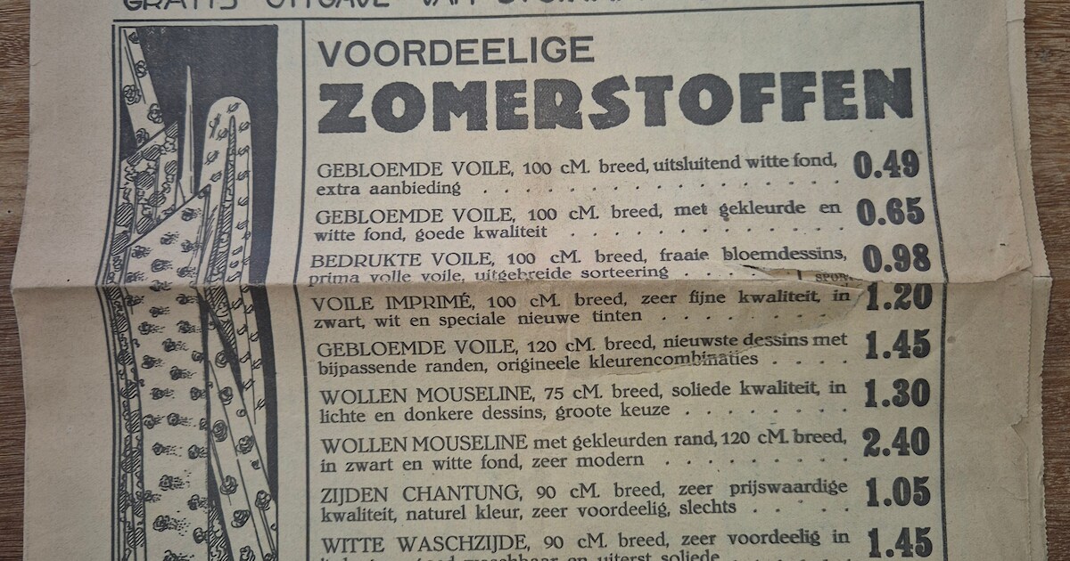 De nieuwe week van J.C. Raming, zo zagen folders eruit in 1928 | Regio ...