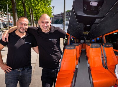 Rotterdamse ondernemer ontdekt zijn partybus (met ingebouwde karaoke-set) naast Trump op tv: ‘Ik snapte er niets van’