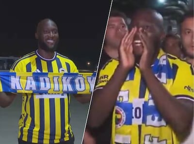 Heldenontvangst voor Romelo Lukaku in Istanboel: spits maakt zich direct populair bij fans Fenerbahçe