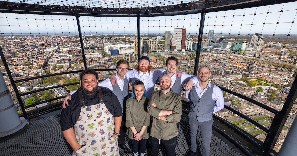 Nog hoger dan de Euromast, dit nieuwe restaurant torent boven alles uit ...