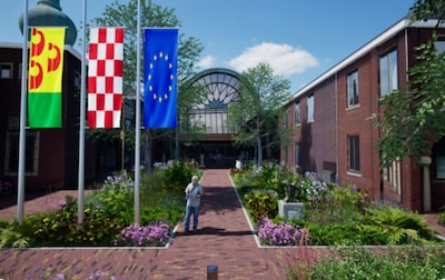 Start eerste fase herinrichting gemeentehuisplein Heeze