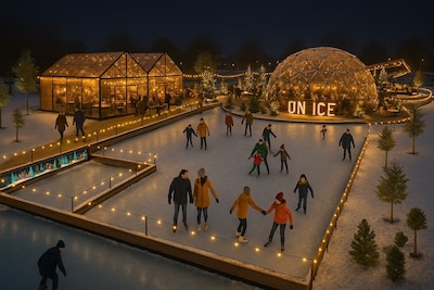 Winterdorp met ijsbaan op het Jaarbeursplein: hier wil je deze december zijn