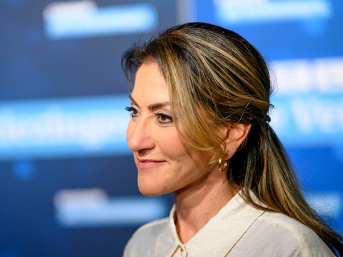 Dilan Yesilgöz (VDD) tijdens het RTL-verkiezingsdebat van zondagavond.